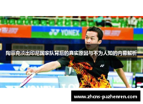 陶菲克淡出印尼国家队背后的真实原因与不为人知的内幕解析